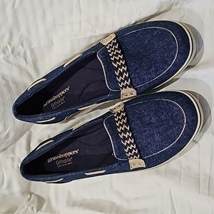 Grasshopper Size 12W loafers . Denim